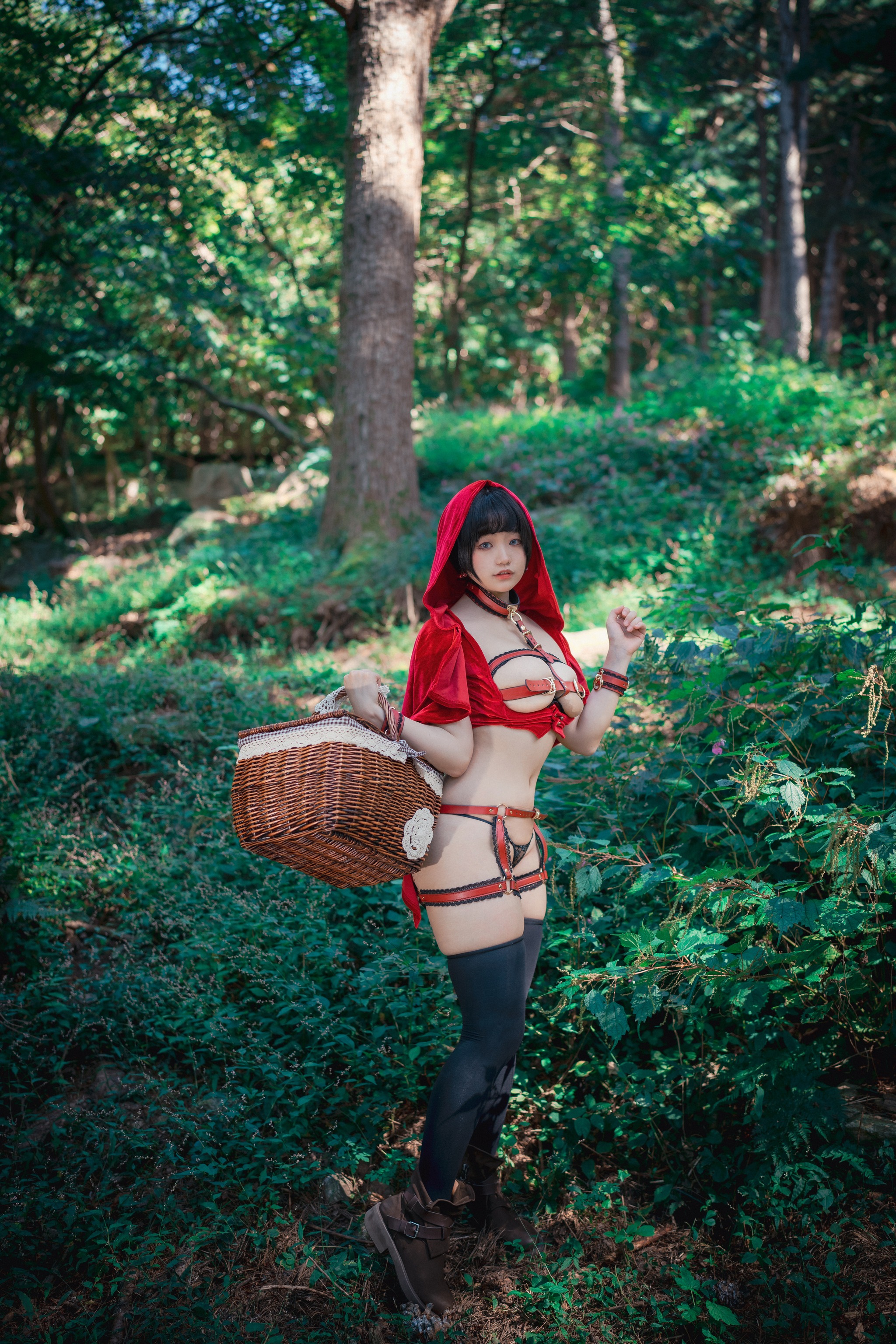 图片[1]-Mimmi(밈미) – NO.018 DJAWA-Naughty Red Hiring Hood[125P]-XikXak